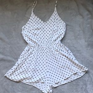 H&M polkadot romper
